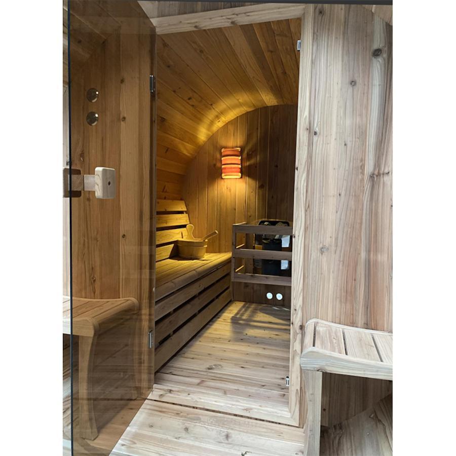 Bed & Wellness Klein Knorrestein: Romantic Tiny Houses with Private Wellness Almere Exterior photo